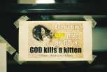 Every time you plug an AP in, God kills a kitten